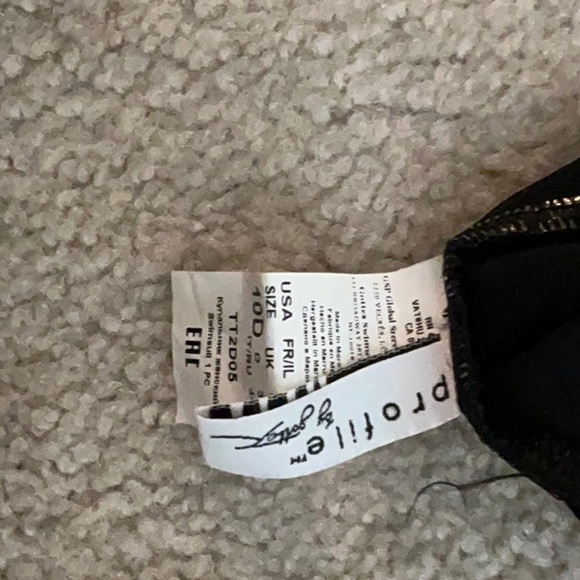 Profile By Gottex Black Ruched Cocktail Skirt - Picture 3 of 3